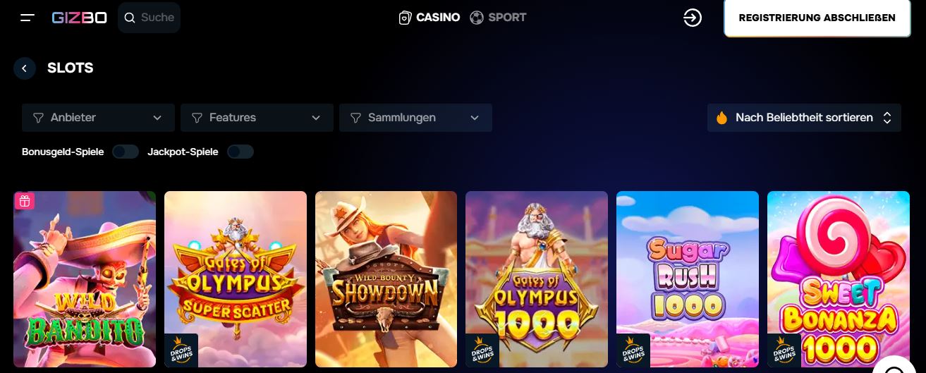 Spiele beliebte Slots und gewinne echtes Geld